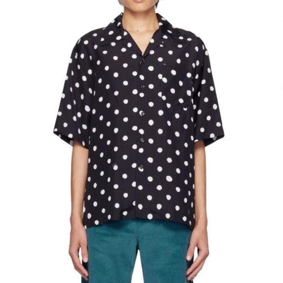 MARNI Oversized Polka-Dot Short Sleeves Shirt - UNISEX - Picture 2 of 8